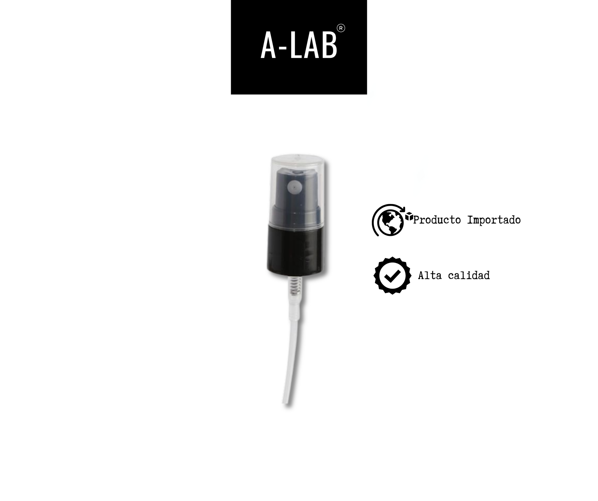 Aplicador en Spray enroscable para perfume con tapa | #18 |plastico |