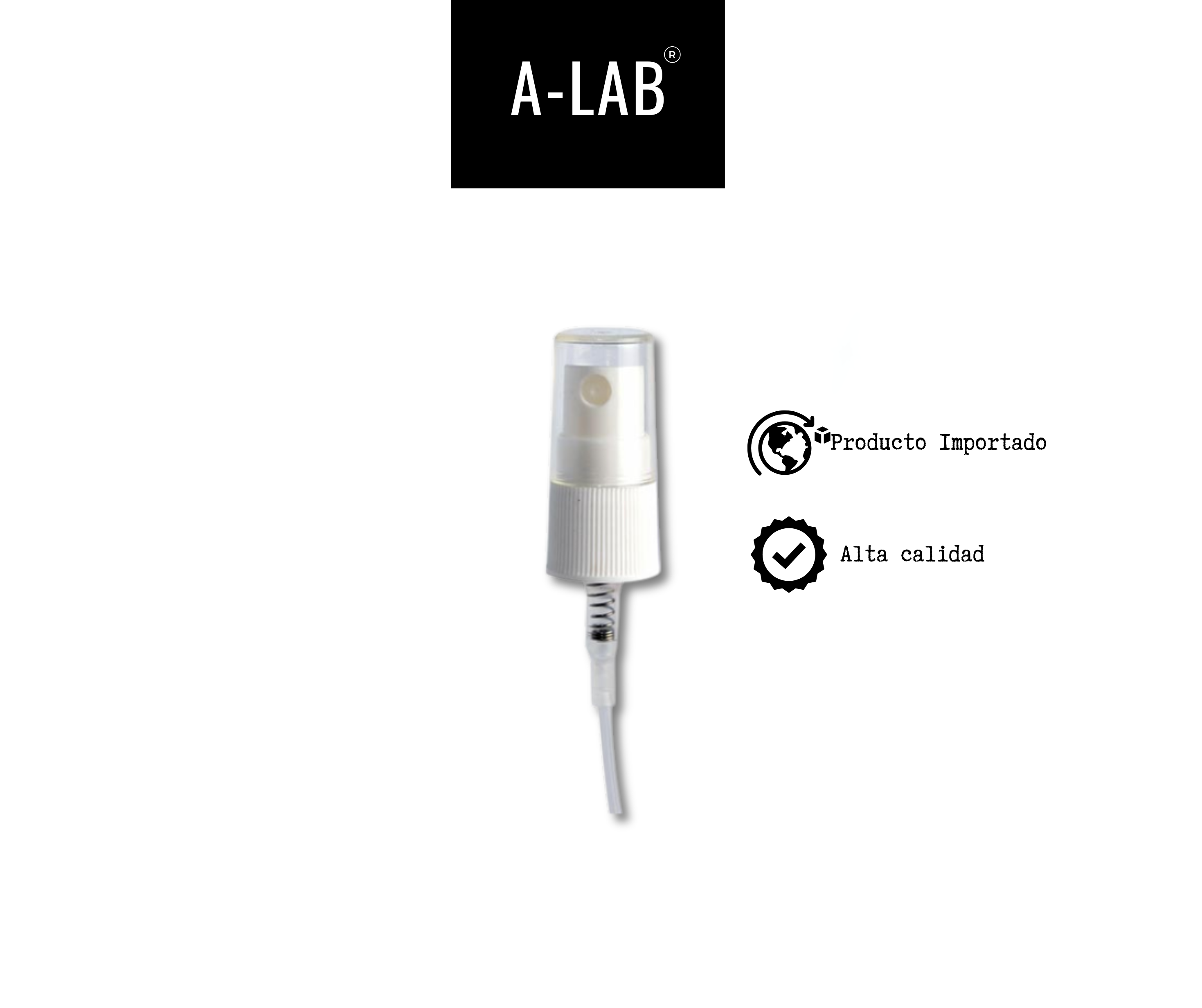 Aplicador en Spray enroscable para perfume con tapa  | #18 |plastico 44 piezas |